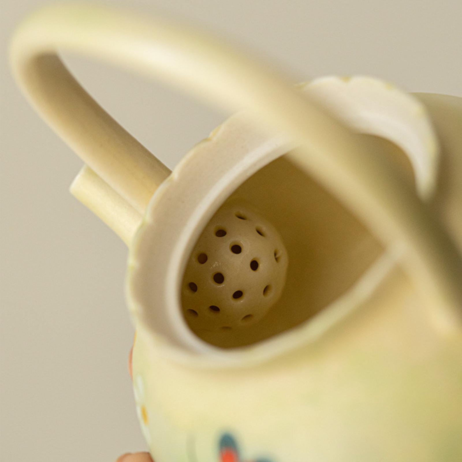 Hand-Painted Oil Daisy Ceramic Tea Set – 150ml Teapot, 2 Cups & Portable Carrying Pouch, Ideal for Afternoon Tea, Office & Gifts - Image 5