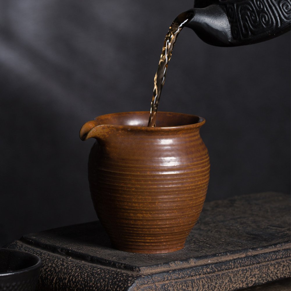Longquan Celadon Gongdao Tea Pitcher – Handmade 200ML Ceramic Fair Cup - Image 4
