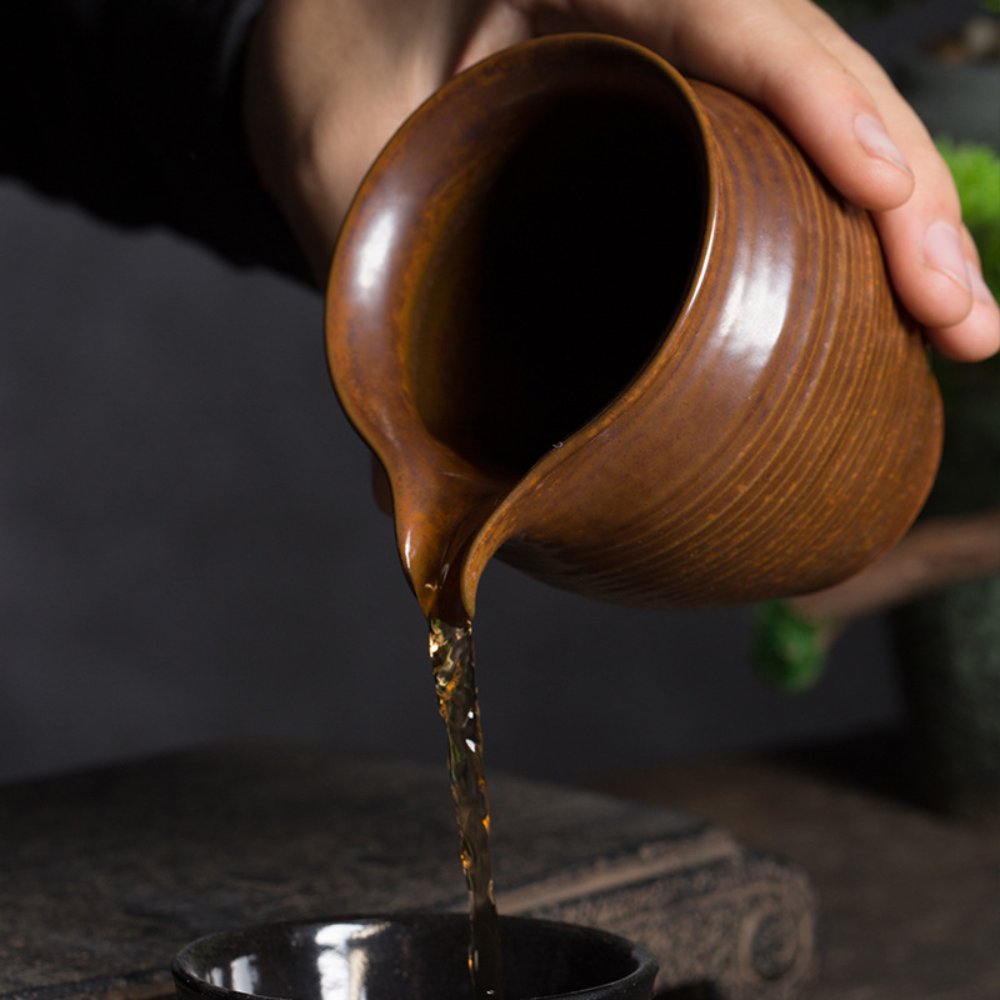 Longquan Celadon Gongdao Tea Pitcher – Handmade 200ML Ceramic Fair Cup - Image 5