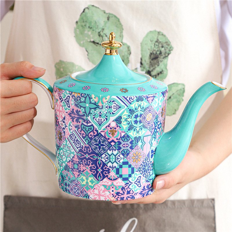 Luxury Bone China Afternoon Tea Set with High Footed Cups & Gift Box - Image 3