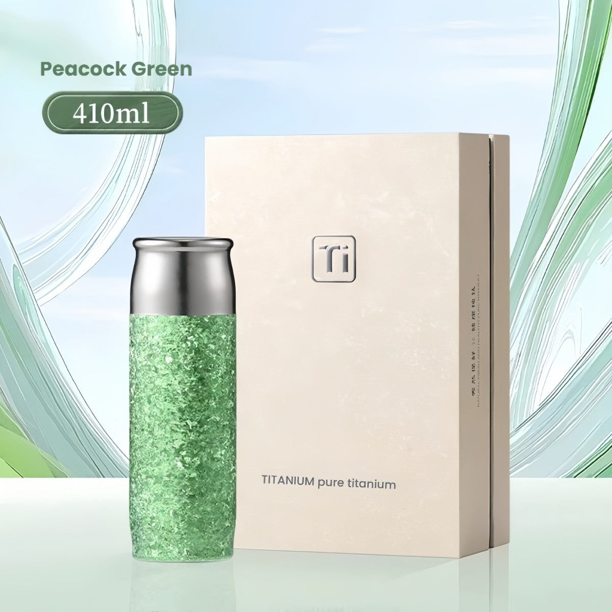 Pure Titanium 14oz Tea Tumbler – Leakproof Magnetic Lid, Multi-Layer Insulation & Built-in Tea Filter - Image 13
